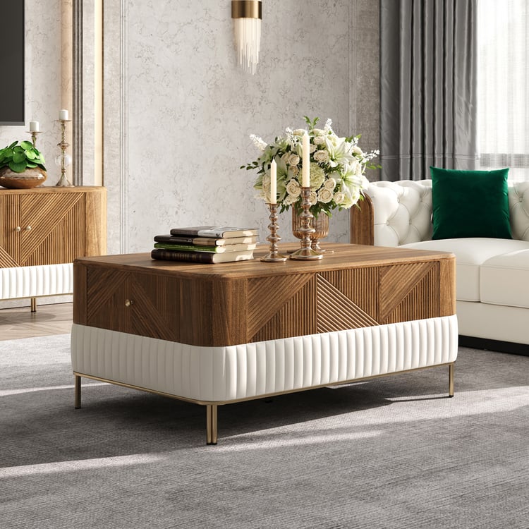 "Rectangular Shape Wooden Storage Cabinet with Marble Top and Stainless Steel Base" "Luxury Wooden Storage Cabinet with Marble and Stainless Accents"